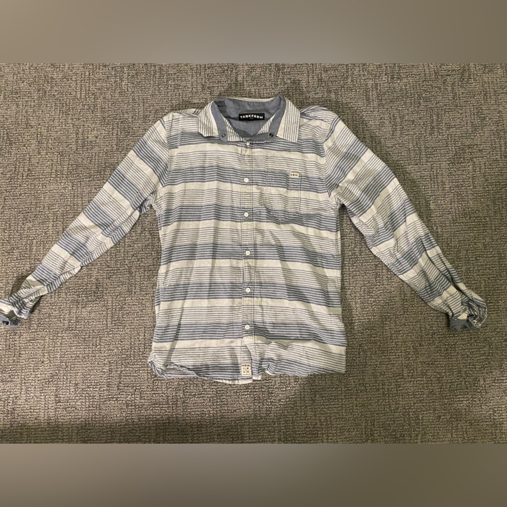 Tankfarm & Co. Striped Button-Up Shirt